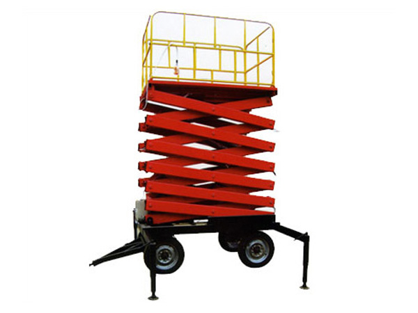 四輪移動式液壓升降平臺